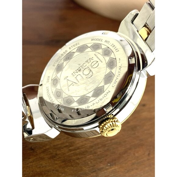Invicta Women's Watch 29147 Angel 34mm Two Tone Stainless Steel Quartz - Picture 7 of 15